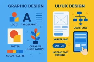 Graphic Design Differs from UI UX Design