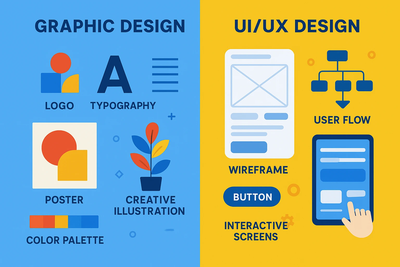Graphic Design Differs from UI UX Design