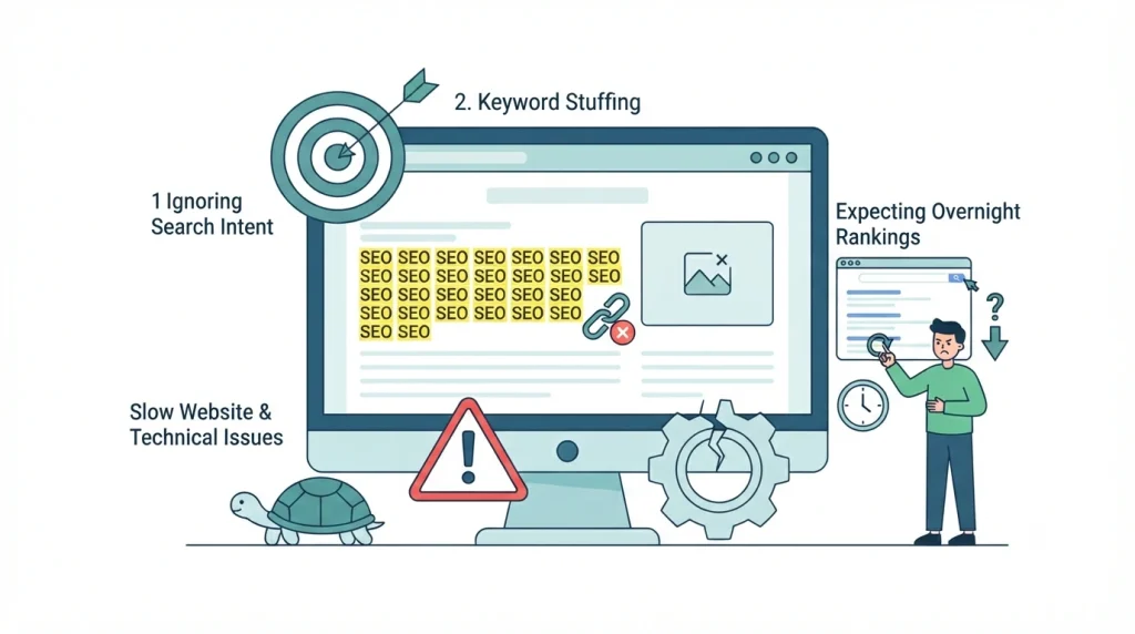 Visual guide on how to rank on Google fast with effective SEO strategies.