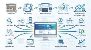 Website Redesign SEO 2026: 11 Proven Steps to Protect Rankings and Traffic